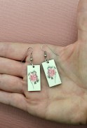 Peony Flower Earrings